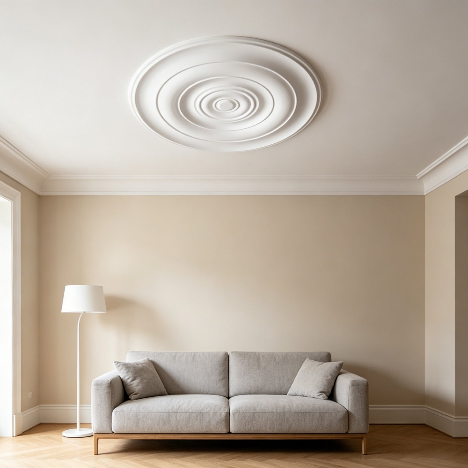 Lighting Design Decor - Round Ceiling Medallion European Design PU