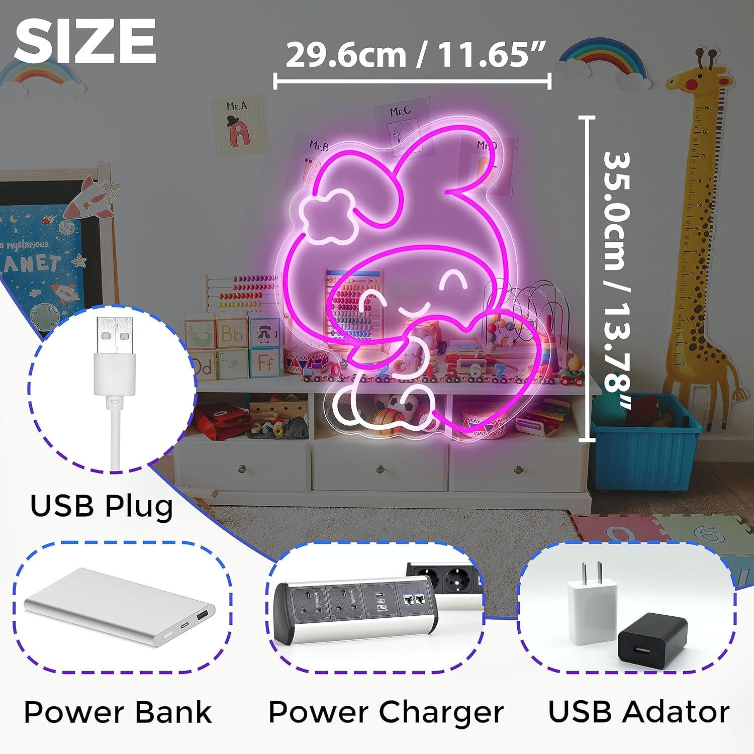 Anime Neon Sign Janpanese LED  - Room Lighting Bedroom Decor ulasan dan harga