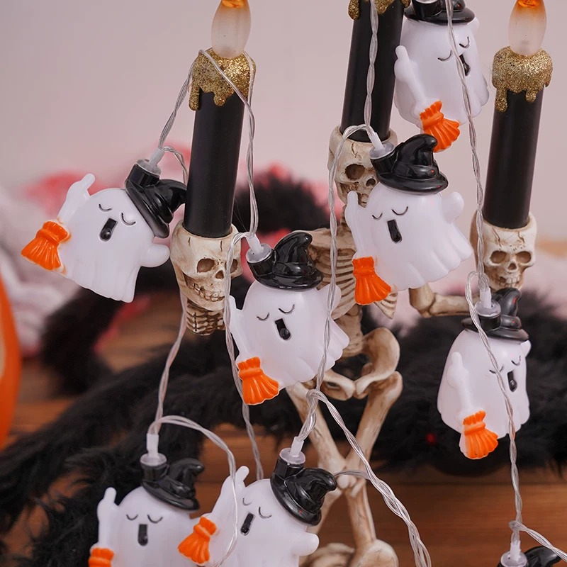 Halloween Glowing Pumpkin Ghos - Lighting Decor Photos ulasan dan harga