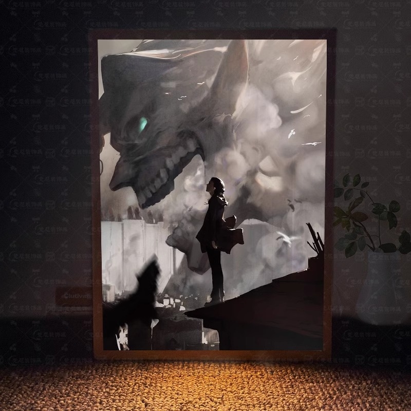 Attack on Titan LED Night Ligh - Lighting Decor Photos ulasan dan harga