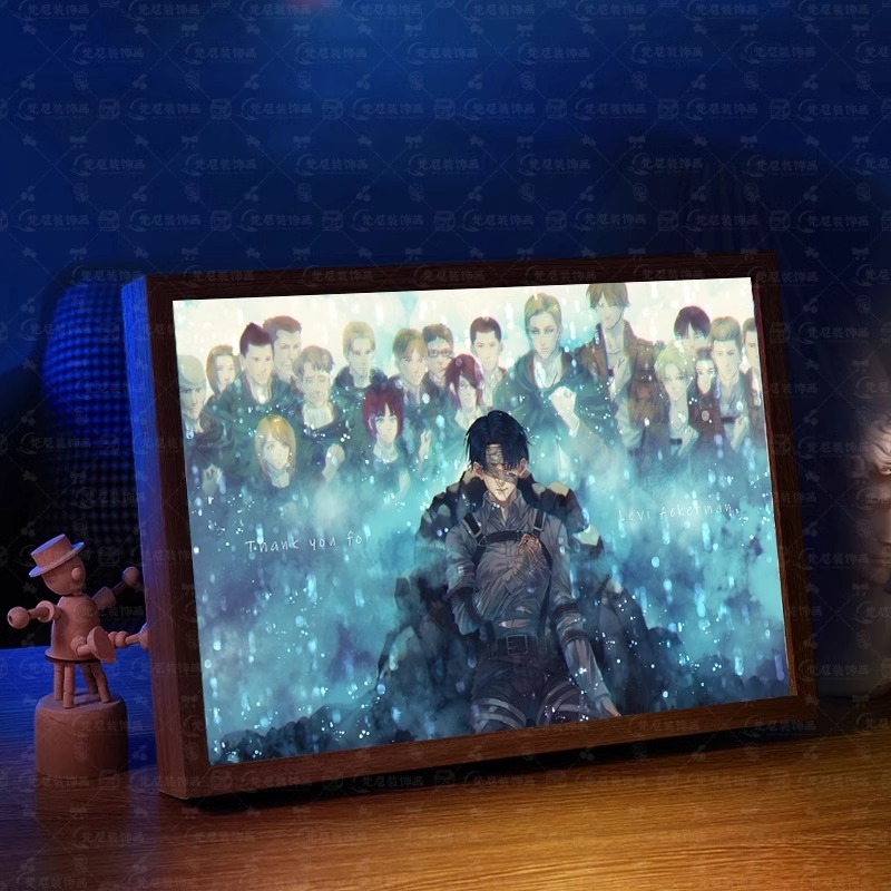 Attack on Titan LED Night Ligh - Lighting Decor Photos ulasan dan harga