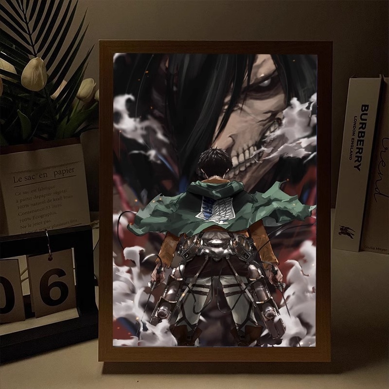 Attack on Titan LED Night Ligh - Lighting Decor Photos ulasan dan harga