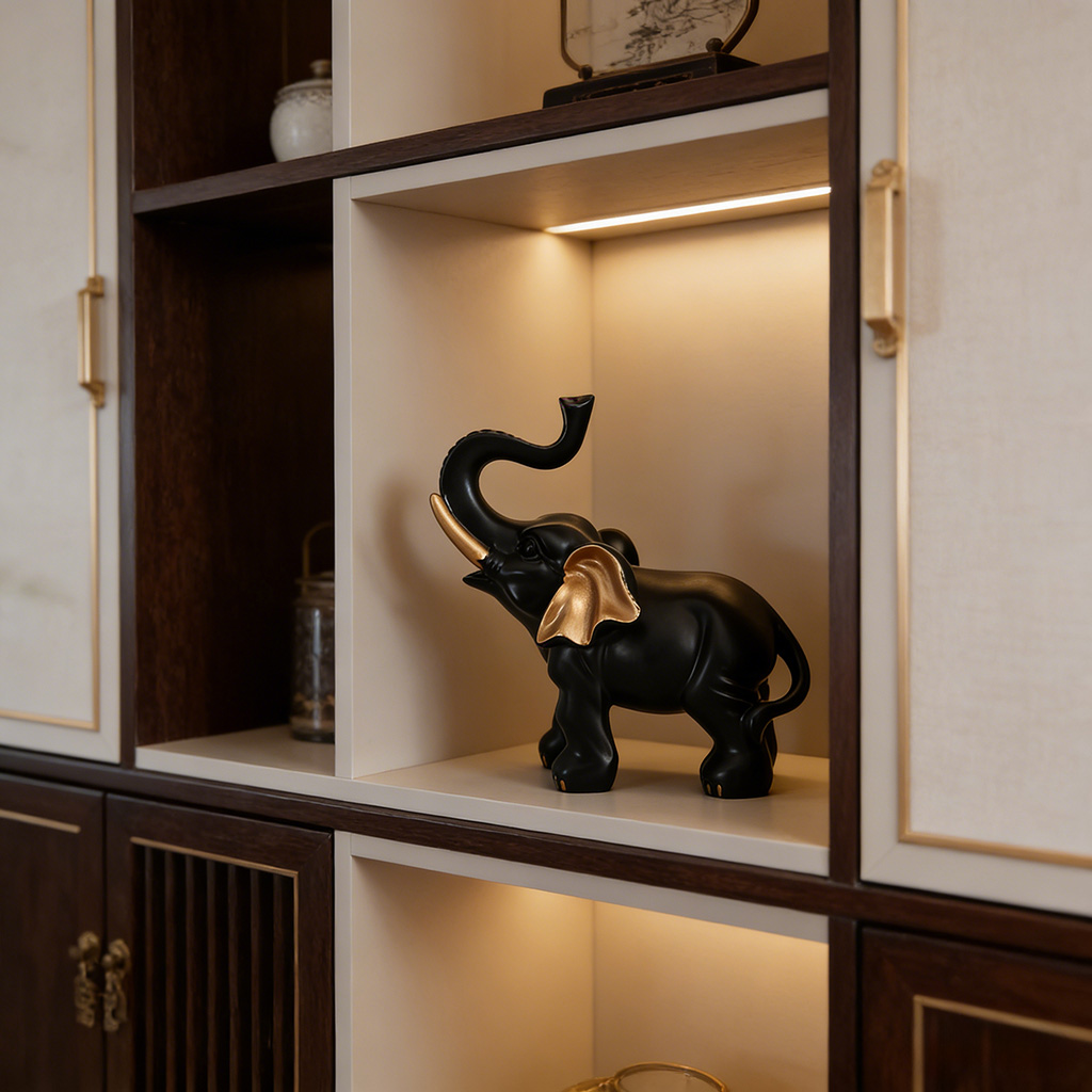 1 piece of black and gold fort - Lighting Room Decor Items ulasan dan harga