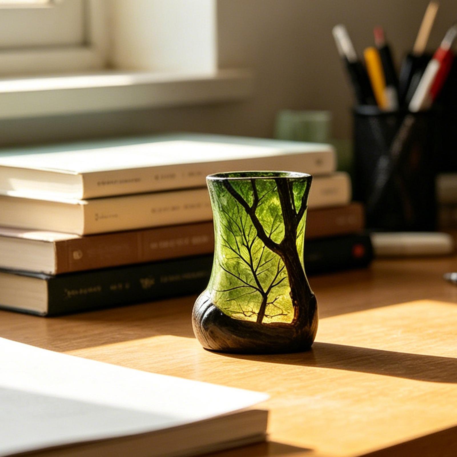 Bedside Table Lamp Forest Nigh - Room Lighting Bedroom Decor ulasan dan harga