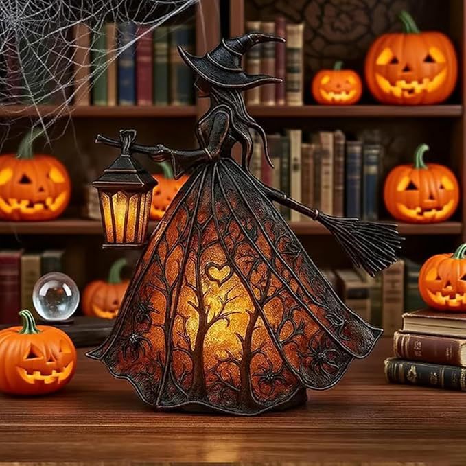 Witch Resin Tabletop Night Lig - Lighting Decoration ulasan dan harga