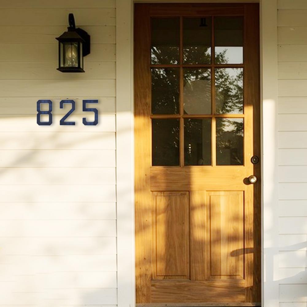 Solar Address Number Sign, LED - Lighting Decor For House ulasan dan harga