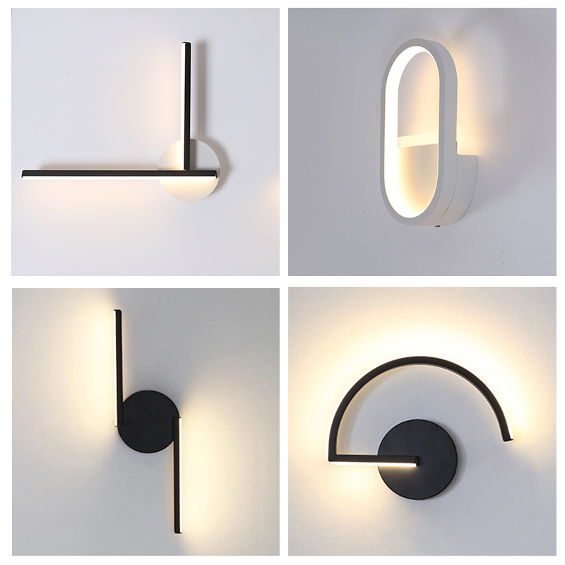 Modern Nordic LED Wall Lamp, M - Room Lighting Bedroom Decor ulasan dan harga