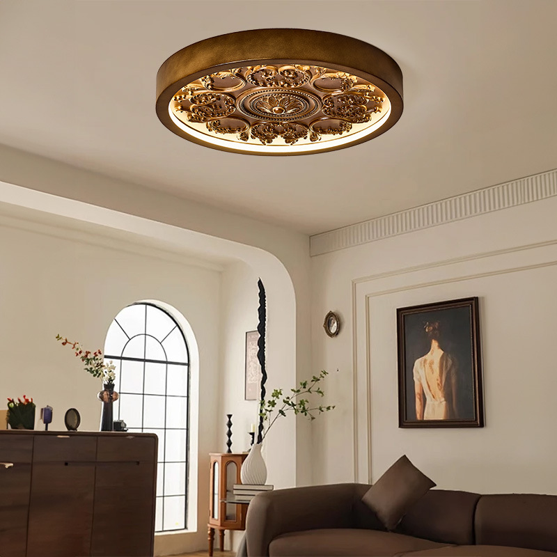 Vintage French Cream Carved Ar - Home Decor Lighting Wholesale ulasan dan harga