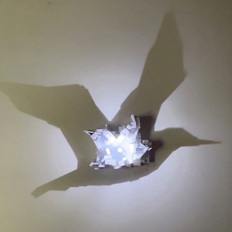 Dropshipping 3D Light Shadow N - Room Lighting Bedroom Decor ulasan dan harga
