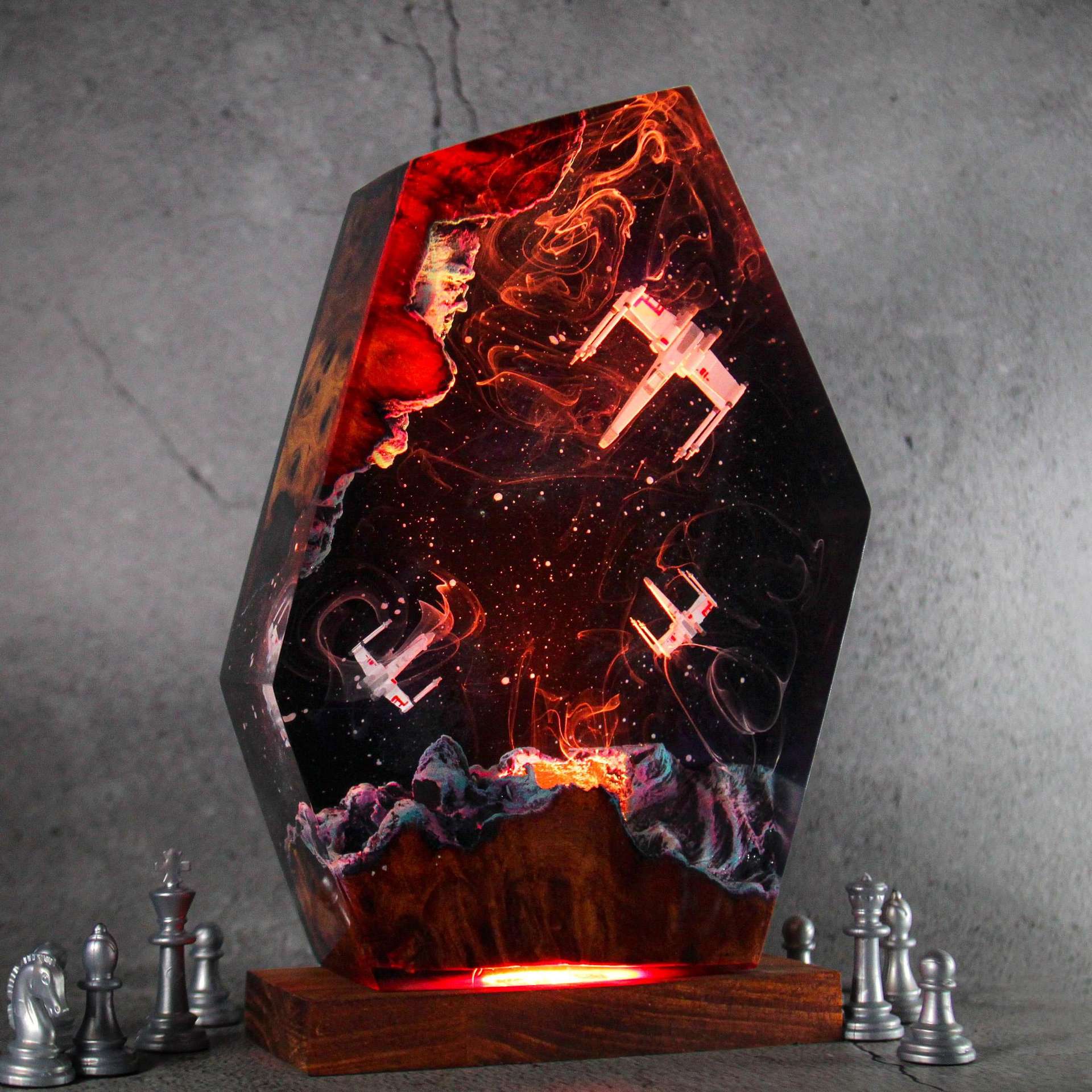 Customized Items Resin Table L - Lighting Room Decor Items ulasan dan harga
