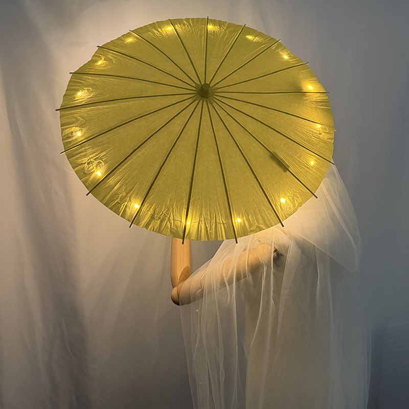 `Glowing LED Oil Paper Umbrell - Lighting Decor Photos ulasan dan harga