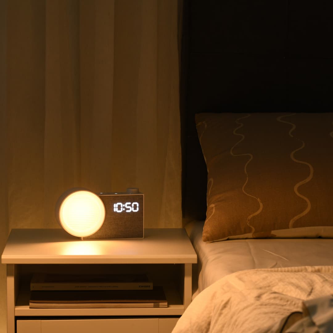 WILIT LED Night Light Alarm Cl - Room Lighting Bedroom Decor ulasan dan harga