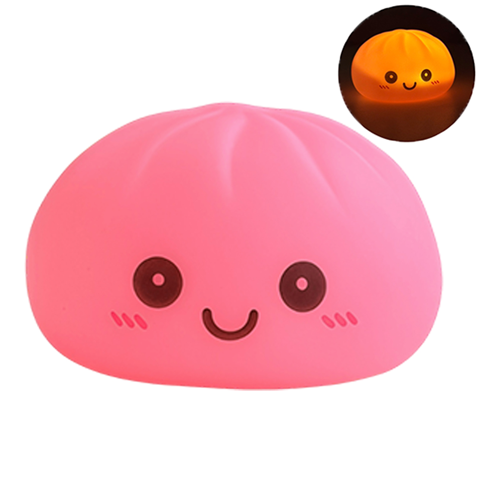New dumpling squishy LED Night - Lighting Room Decor Items ulasan dan harga