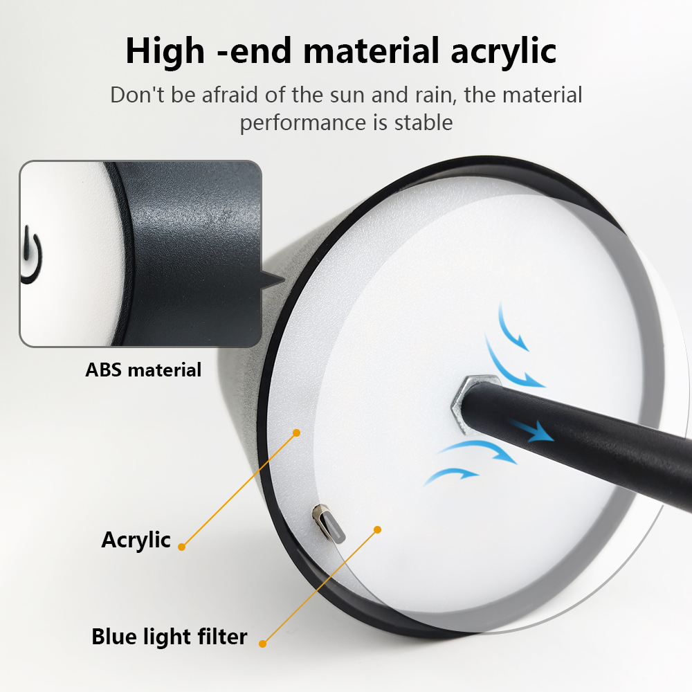 LED Rechargeable Desk Light Wi - Room Lighting Bedroom Decor ulasan dan harga